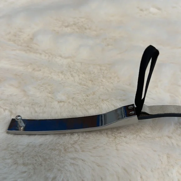 WHBM Navy Embellished Stones Waist Belt. Size S. - Picture 6 of 7